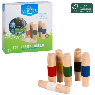 Image de Jeu d'extérieur Football sur poteau en bois