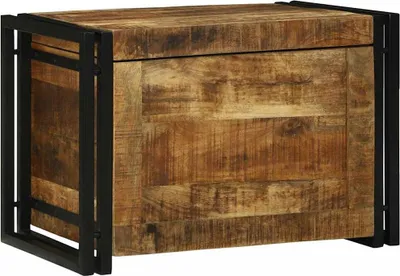 Image de Boîte de rangement 60 x 40 x 41 cm Bois de mangue massif