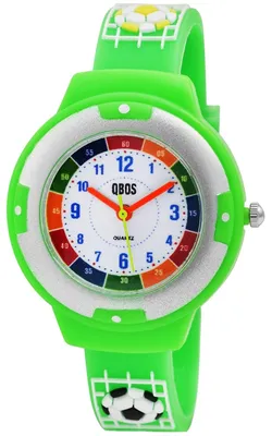 Produktbild von QBOS Kinder Armbanduhr Riley Riley, Mineralglas