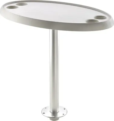 Immagine prodotto di Tavolo ovale Vetus 68 cm argento 76 x 45 cm argento 76 x 45 cm