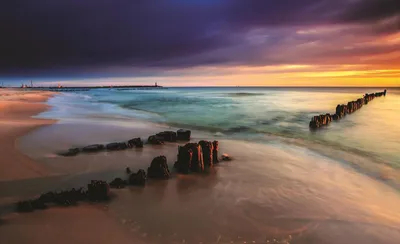 Produktbild von Fototapete Vlies 1027 VEXXL Beachsunset 3-tlg. 312 x 219 cm