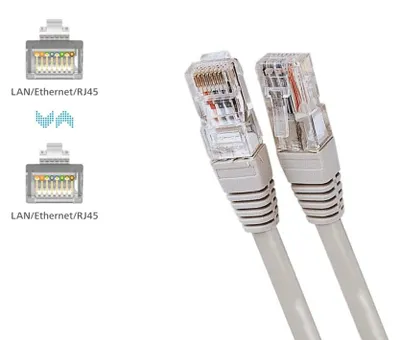Produktbild von Hama 00200910, 3 m, Cat5e, U/UTP (UTP), RJ-45, RJ-45, Grau