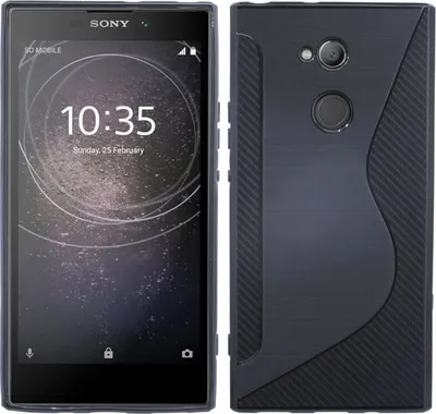 Immagine prodotto di Sony Xperia L2 Custodia protettiva in silicone per telefoni cellulari Nero