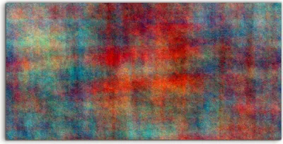 Produktbild von Coloray Glasbild 140x70  Wandbild Glasbilder Kunstdruck Wohnkultur Rot Blau Abstrakte