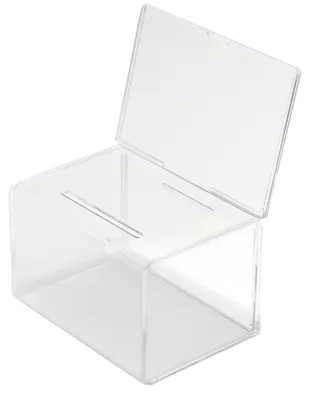 Produktbild von deflecto Aktionsbox aus Acryl glasklar (B)215 x (T)213 x (H)388 mm