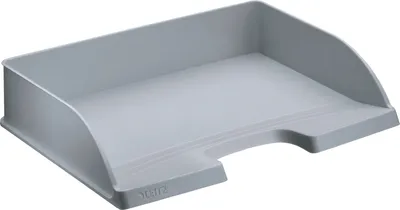 Produktbild von Briefablage Standard Plus A4 quer grau Packung mit 5 Stück