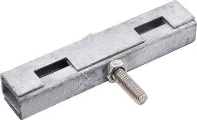 Produktbild von vidaXL U-Mattenverbinder 10 Sets Silbern