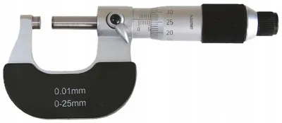 Produktbild von Gimex Analog Außenmikrometer 0-25 mm Präzision Messwerkzeug