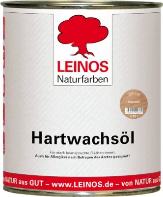 Produktbild von LEINOS Hartwachsöl Eiche natur 0,75 l – Hartwachsöl innen, strapazierfähig