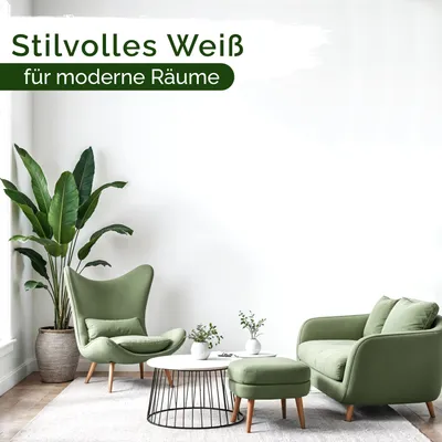Produktbild von Wandfarbe Weiß Matt Innenfarbe – Deckkraft Klasse 1, VOC-frei, Ohne Grundierung, Tropfarm – Wohnzimmer & Schlafzimmer – 10L – Veluxis (Pure White)
