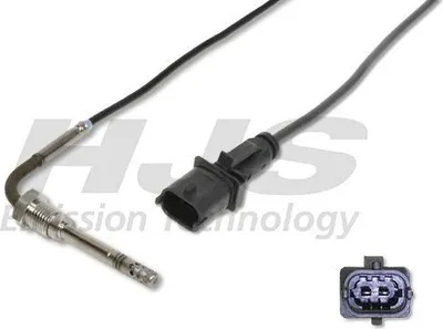 Produktbild von HJS 92 09 4179 Abgastemperatursensor für FIAT STILO (192) M14x1.5 1015mm
