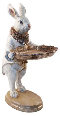 Produktbild von Clayre & Eef Figur Kaninchen Beige Kunststoff