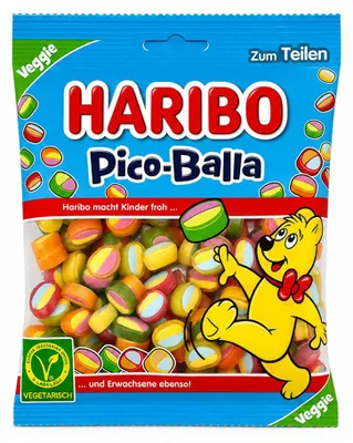 Produktbild von HARIBO Pico-Balla Tüte Fruchtgummi mit Schaumzucker 160g