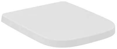 WC-Brill mit Softclose & Wickelaufsatz, lang, Duroplast, weiß