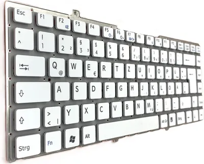 Produktbild von DEUTSCHE - Weiß ohne RahmTastatur für Sony Vaio VGN-FW11E , VGN-FW11ER