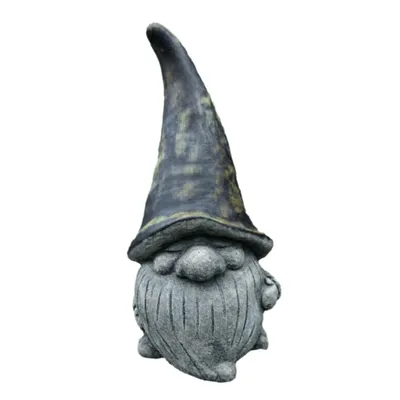 Productafbeelding van Dwerg, kleurrijke sprookjesfiguur, gemaakt van steengietwerk. Nieuw, vorstbestendig en weerbestendig. Stenen figuur voor de tuin, ter decoratie. Tuinbeeld, elf, dwergen. Artikelnummer: DE-1006F