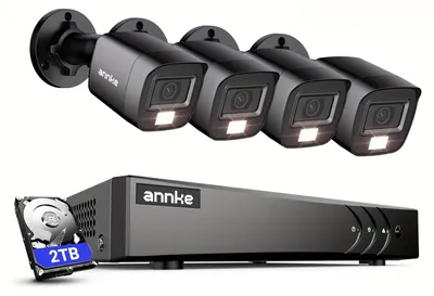 Imagen del producto de Sistema de seguridad - Vigilancia por cámaras - Kit de vigilancia - Sistema de circuito cerrado de televisión (CCTV) - Paquete de cámaras de seguridad
