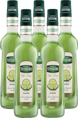 Image de Mathieu Teisseire Sirop pour boissons Concombre 0,7L (paquet de 5)