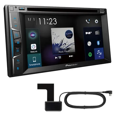 Zdjęcie produktu dla Pioneer AVH-Z2200BT CarPlay Bluetooth USB MP3 DVD AUX CD moniceiver