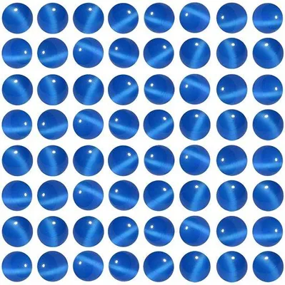 Produktbild von 35 Stück blaue Kugellöcher-Kralen 10 mm runde lose Kristallkralen für Schmuck, Armbänder, Halsketten, Ohrringe und Accessoires