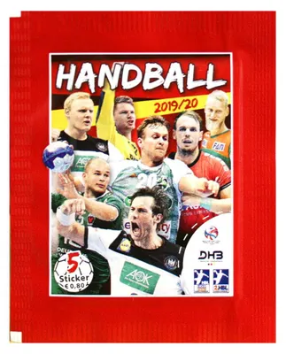 Zdjęcie produktu dla Naklejki kolekcjonerskie Handball Bundesliga 2019/20 - 1 torba