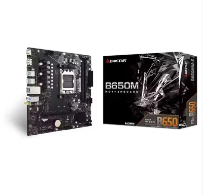 Zdjęcie produktu dla Biostar B650MS2-E, AMD, Gniazdo AM5, AMD Ryzen 7000 Series, AMD Ryzen 8000 Series, AMD Ryzen 9000 Series, Gniazdo AM5, DDR5-SDRAM, 128 GB