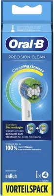 Produktbild von Oral-B Precision Clean CleanMaximiser, 4 Stück(e), Weiß, 3 Monat( e), CleanMaximiser, Oral-B, Box