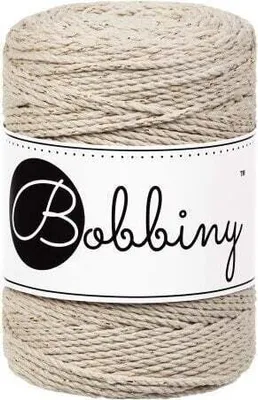 Produktbild von Bobbiny Macrame Rope 3ply 1,5mm 100m Golden Beige