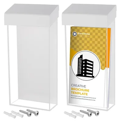 Productafbeelding van Set van 2 waterdichte acryldisplayhouders voor brochures