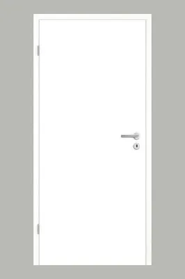 Produktbild von Pertura Zimmertür Yori CPL Design weiß (ähnlich RAL 9003) 98,5x198,5 cm Links