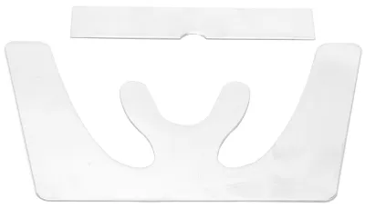 Image de Plaque dentaire pour mâchoire supérieure, accessoire occlusal en acier inoxydable