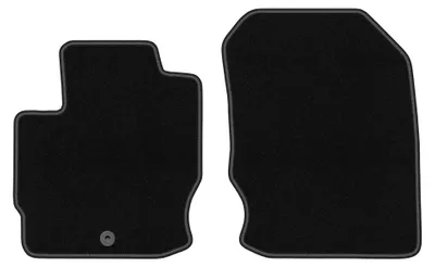 Zdjęcie produktu dla Dywaniki welurowe BASIC czarne przednie Mitsubishi Colt VII 2008-2012
