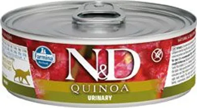 Obrázok produktu pre Krmivo pre mačky FARMINA N&D CAT Quinoa Urinary Adult - mokré krmivo pre mačky - 80 g