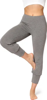 Produktbild von Bellivalini Haremshose Damen Yoga Capri Trainingshose BLV50-283 (Medium Melange, 3XL)