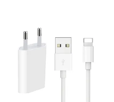 Produktbild von Ladekabel + USB-Ladegerät passt für iPhone 14 13 12 11 SE 2022 2020 X XR XS 8 7 Pro Max Mini Plus