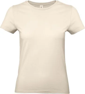 Produktbild von Damen-T-Shirt, Kurzarm - B&C #E190/W - natural - Größe XL