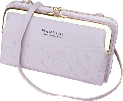 Produktbild von Crossbody Geldbörse LE-25221 - Hellrosa für Damen KP25221