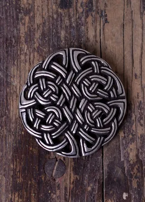 Produktbild von Gürtelschnalle - Keltischer Knoten, silberfarben