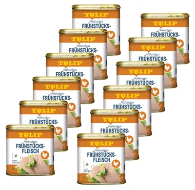 Produktbild von TULIP 12x340g Hähnchen-Frühstücksfleisch Original Dänische Delikatesse Konserven