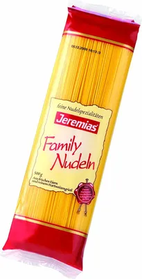 Immagine prodotto di Jeremias Spaghetti Family pasta con uova fresche 500g confezione da 4 pezzi
