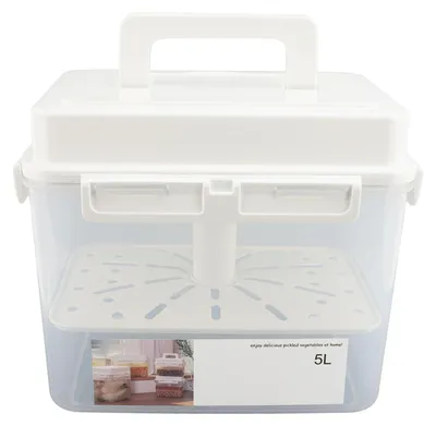 Gärungsbehälter 5 l mit versiegeltem Deckel für Kimchi & Sauerkraut