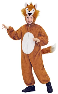 Produktbild von Fuchs Tierkostüm für Kinder 6548 | Overall mit Kapuze Größe: 110/116