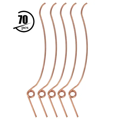 Image de 70 pièces de ressorts d'amortisseurs en métal pour pianos - pièces de rechange pour les réparations