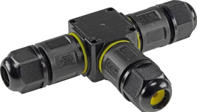 Immagine prodotto di Connettore per cavo a T, IP68, connessione a morsetto 230V, per cavo Ø 6-11mm