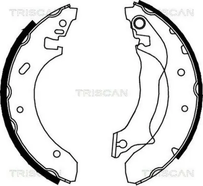Produktbild von TRISCAN Bremsbackensatz Hinten 8100 16559