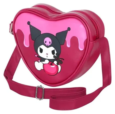 Produktbild von Sanrio Casual Heart Schultertasche Kuromi Cherry