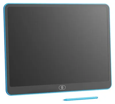 Productafbeelding van 16-inch LCD-schrijftablet voor kinderen. Kleurrijk tekentablet, zonder blauw licht, uitwisbaar. Met kleur- en enkelkleurmodus, geschikt voor kinderen vanaf 3 jaar. Kleur: blauw