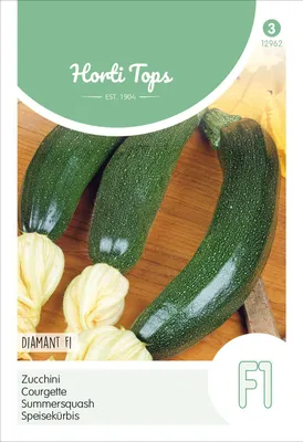 Produktbild von Zucchini Diamant F1 | Zucchinisamen von Hortitops