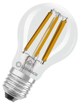 Produktbild von LEDVANCE LED CLASSIC A EEK B 5.7W 827 klar E27 Lampe 1055lm 2700K warmweiss wie 75W dimmbar 4099854065903