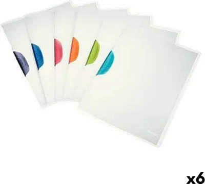 Produktbild von Faltblatt Leitz Colorclip Magic A4 (22,2 x 31 x 5 mm) (6 Stück)
